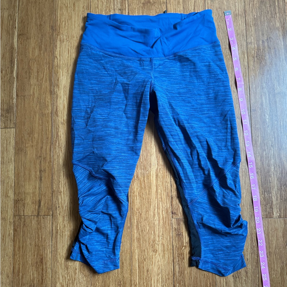 Lululemon Capri Leggings Blue Size 6 - Picture 5 of 5